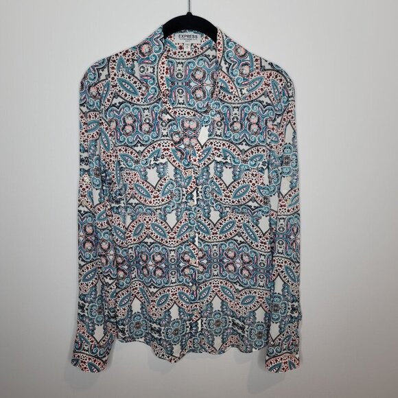 Express Button Up Womens Small - Picture 1 of 8